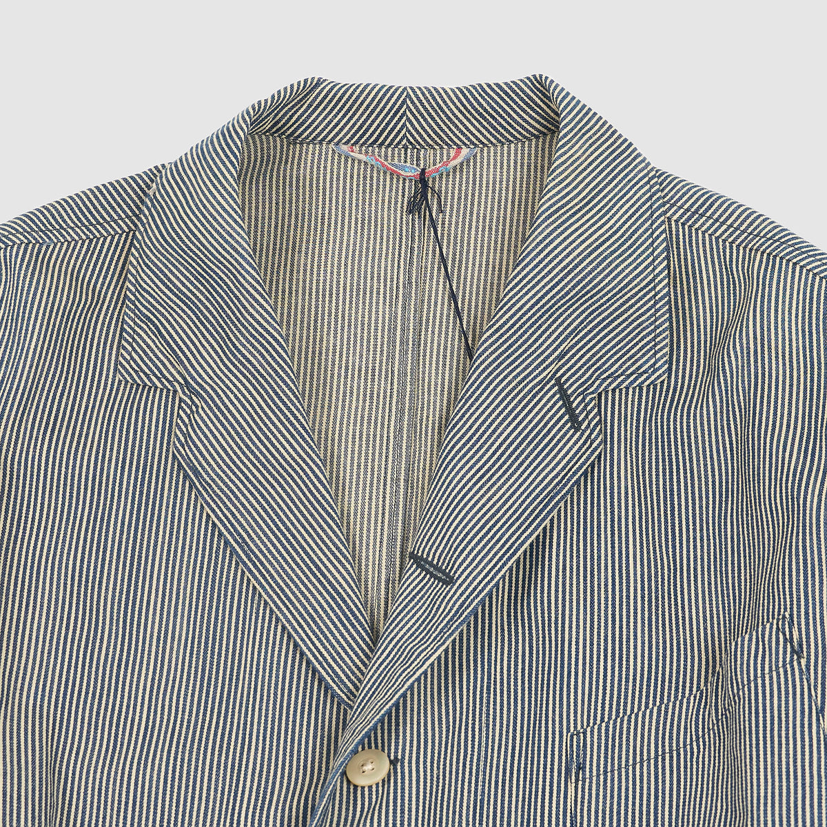45rpm Hickory Stripe Lightweight Blazer