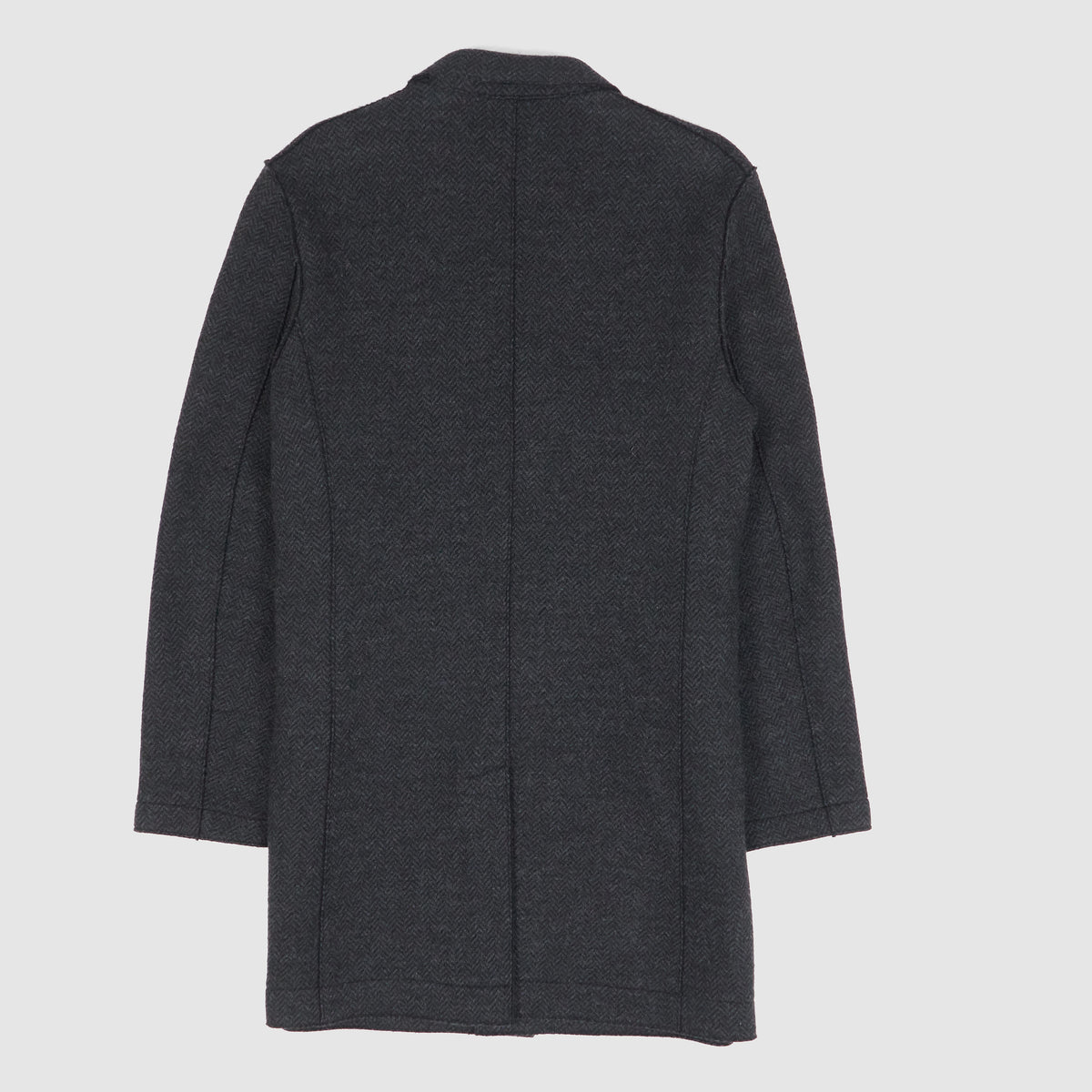 Harris Wharf London Single Breasted Wool Fleece Coat