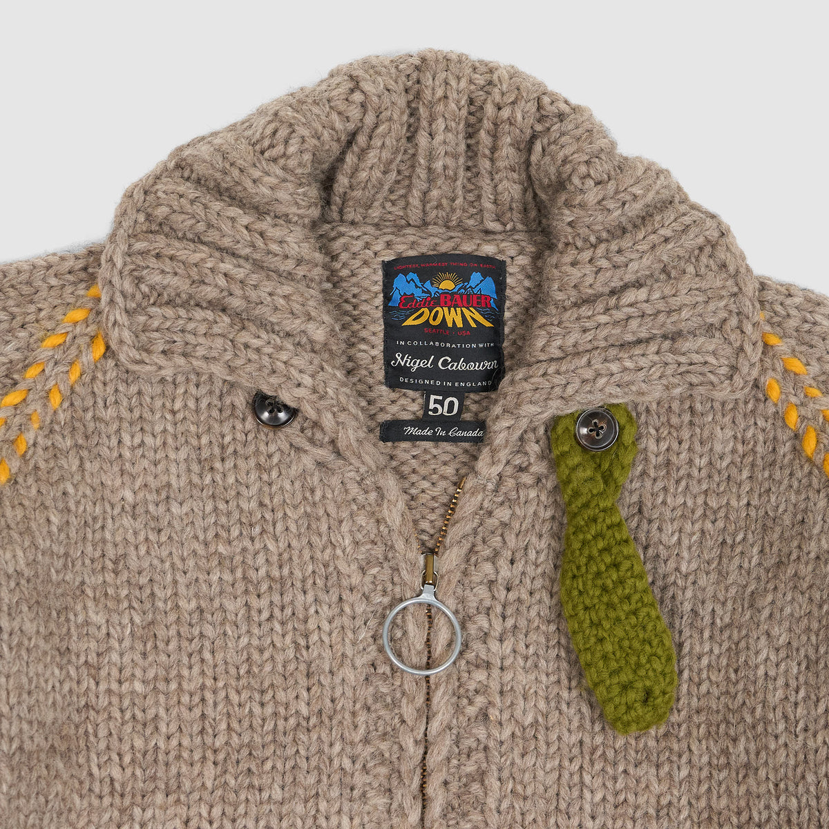 Nigel Cabourn Eddie Bauer Heavy Wool Cardigan