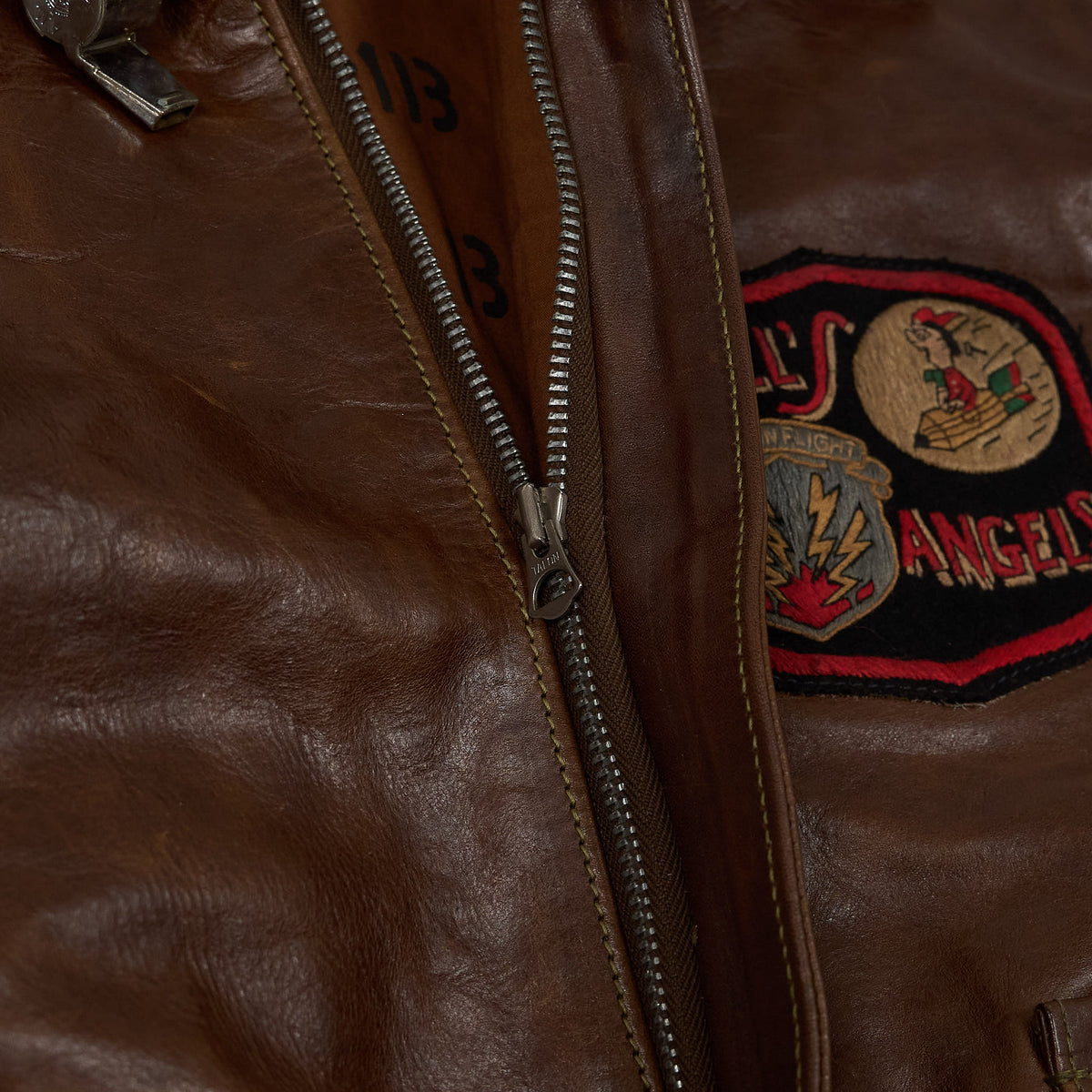 Eastman Leather Clothing A-2 Hell&#39;s Angels Leather Jacket