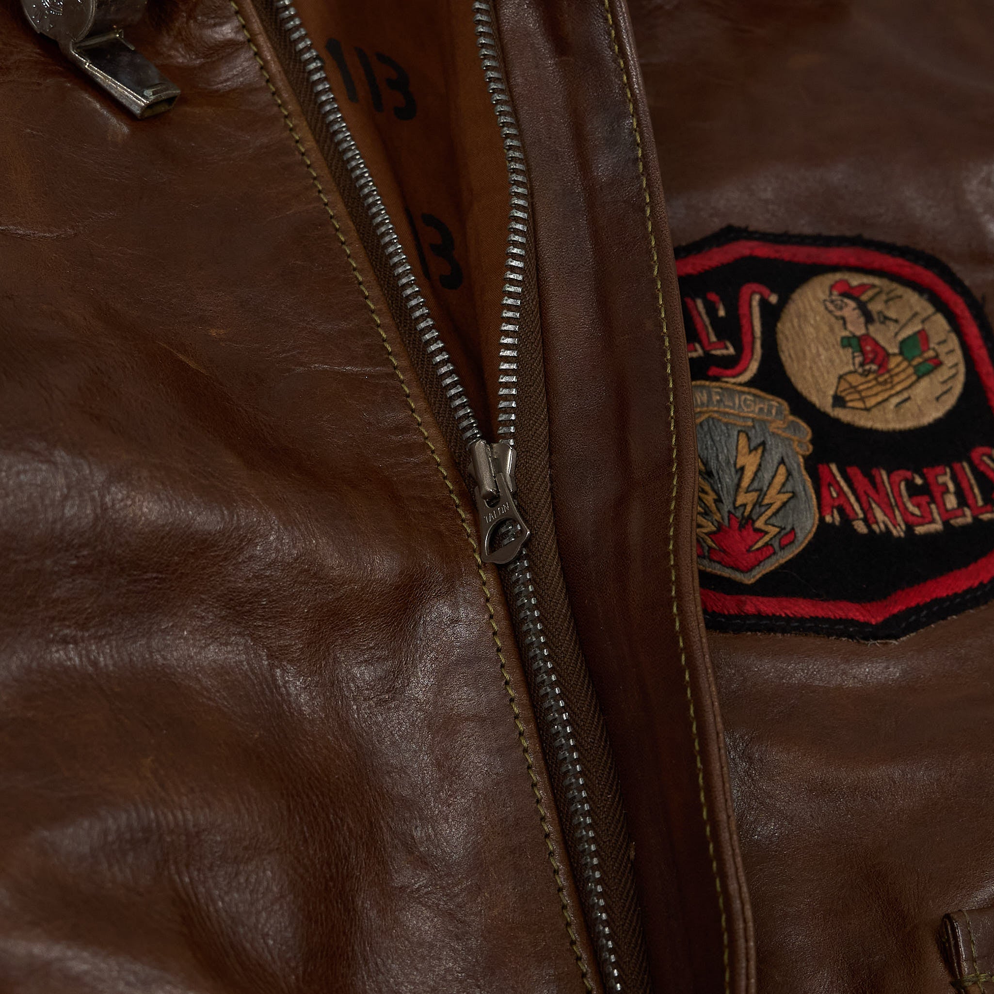 Eastman Leather Clothing A-2 Hell's Angels Leather Jacket - DeeCee