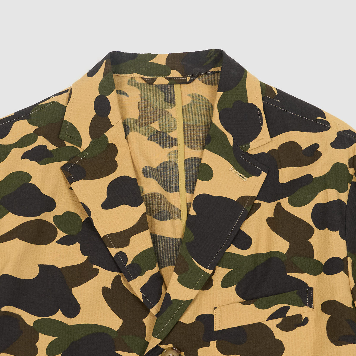 A Bathing Ape Camouflage Blazer