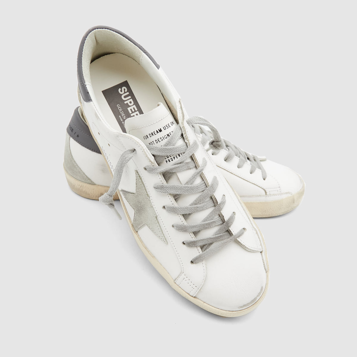 Golden Goose Superstar White Ice Dark Gray 14 Sneakers