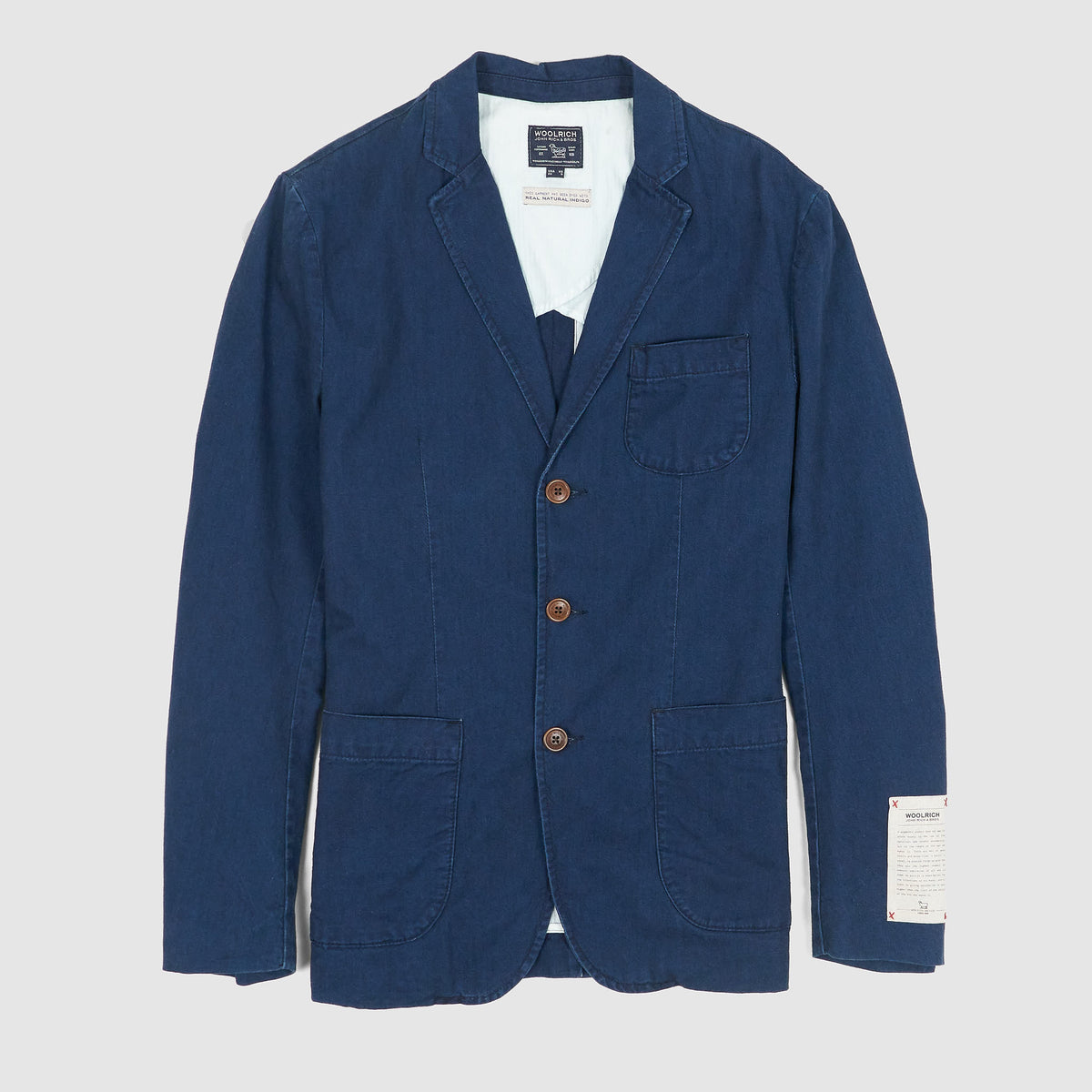 Woolrich Indigo Cotton Blazer