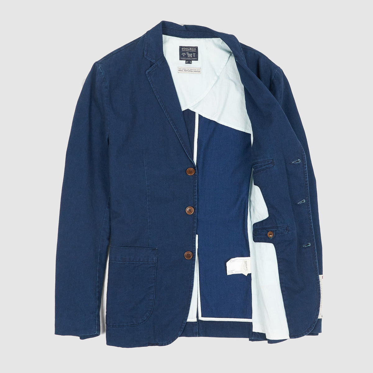 Woolrich Indigo Cotton Blazer