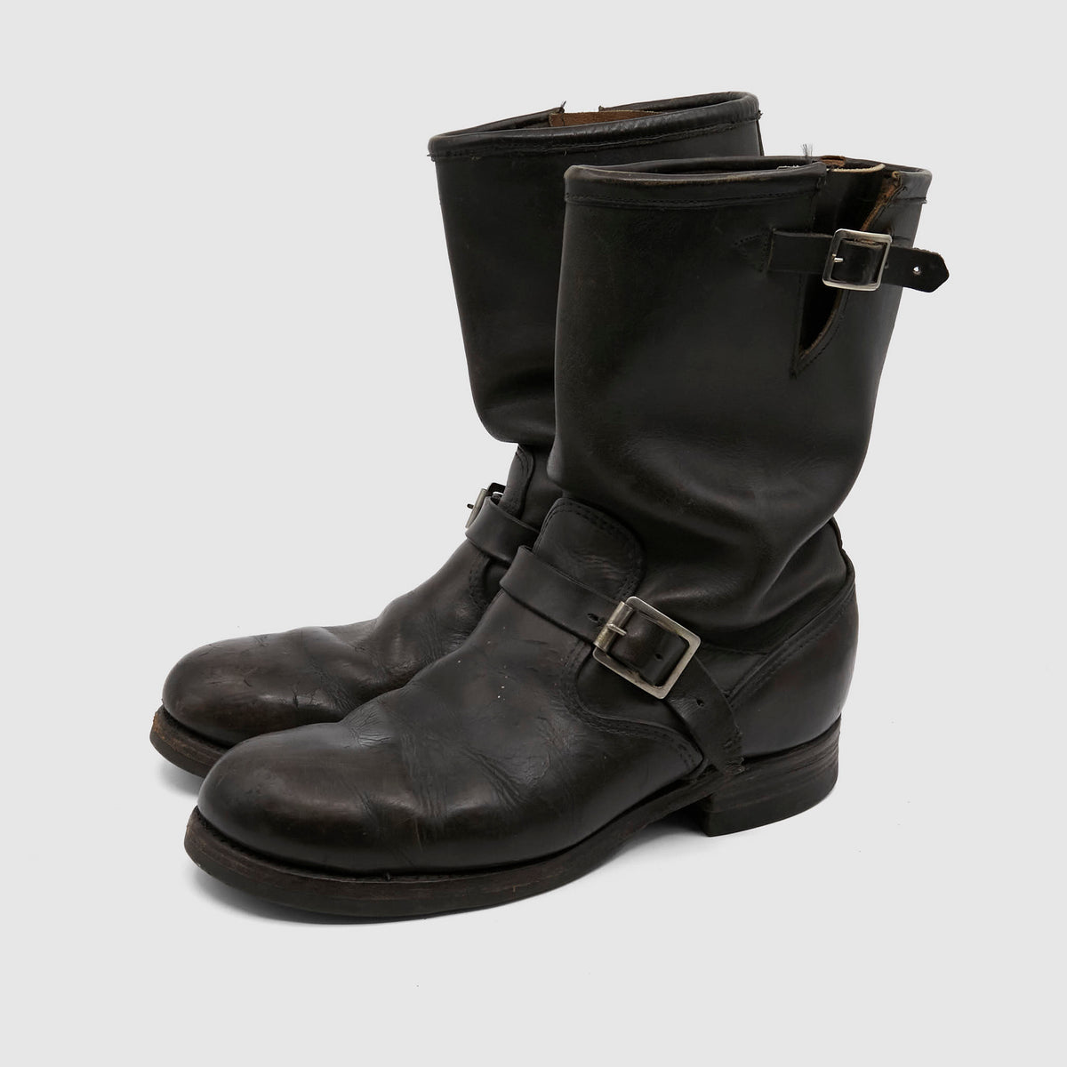 Irregular Vintage Engineer Boots