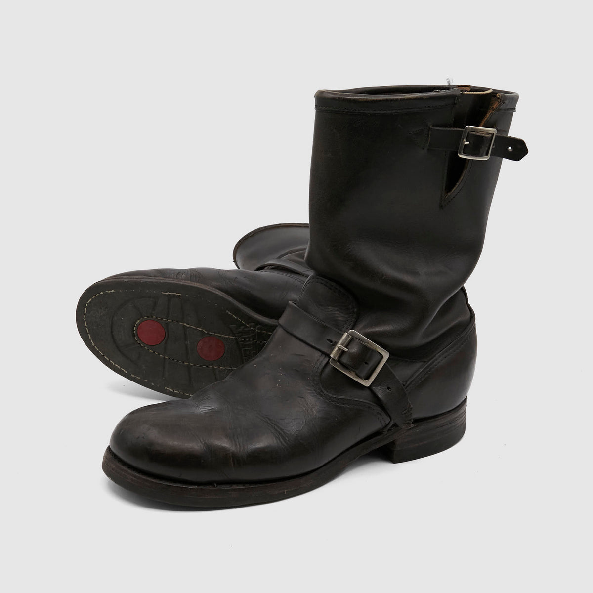 Irregular Vintage Engineer Boots