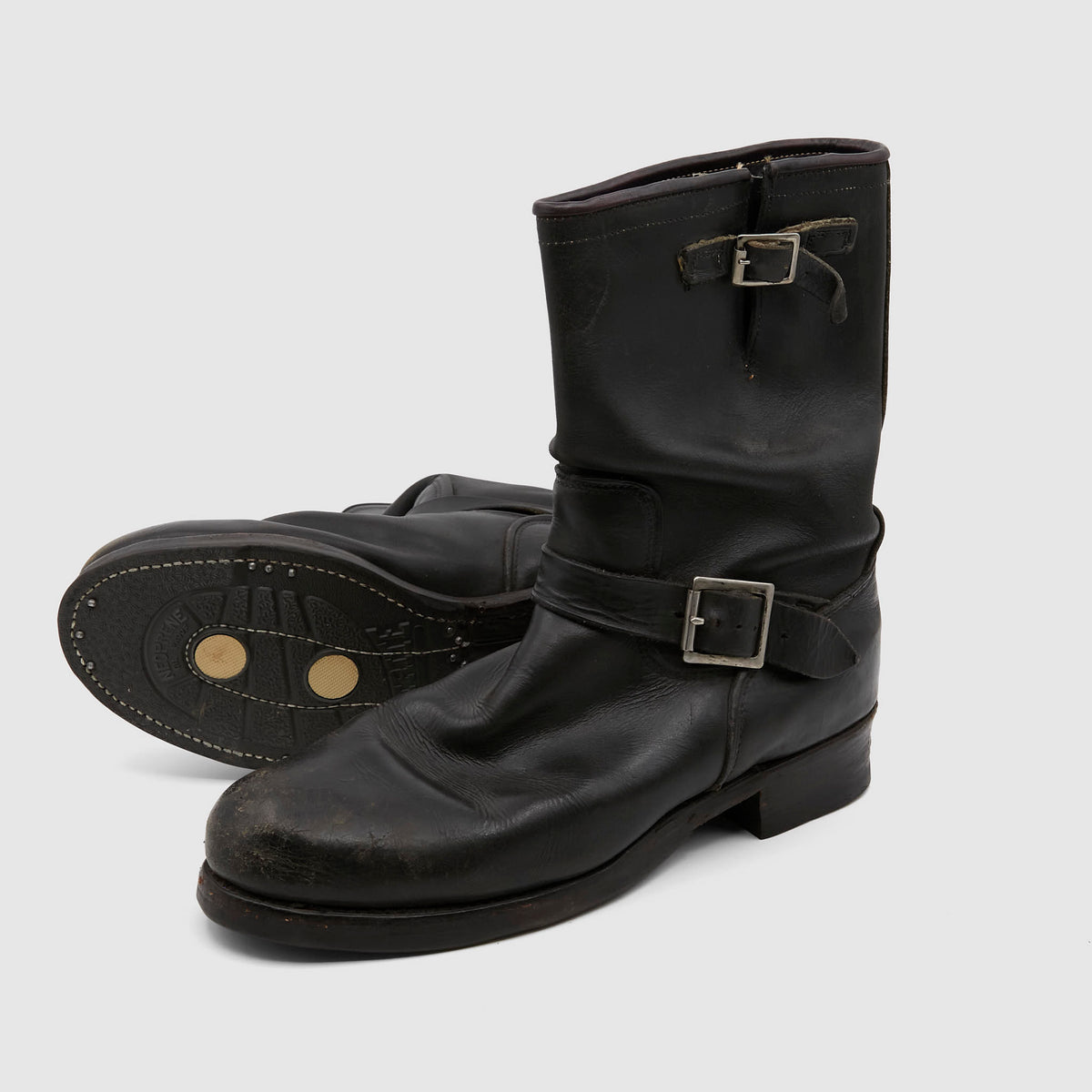 Irregular Vintage Engineer Boots