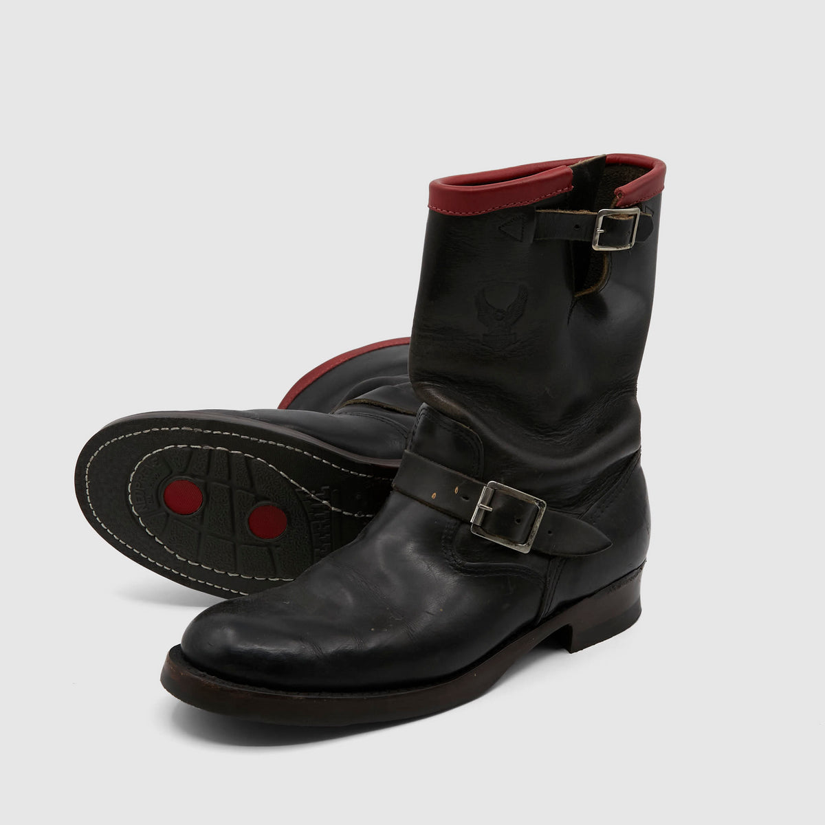 Irregular Vintage Engineer Boots