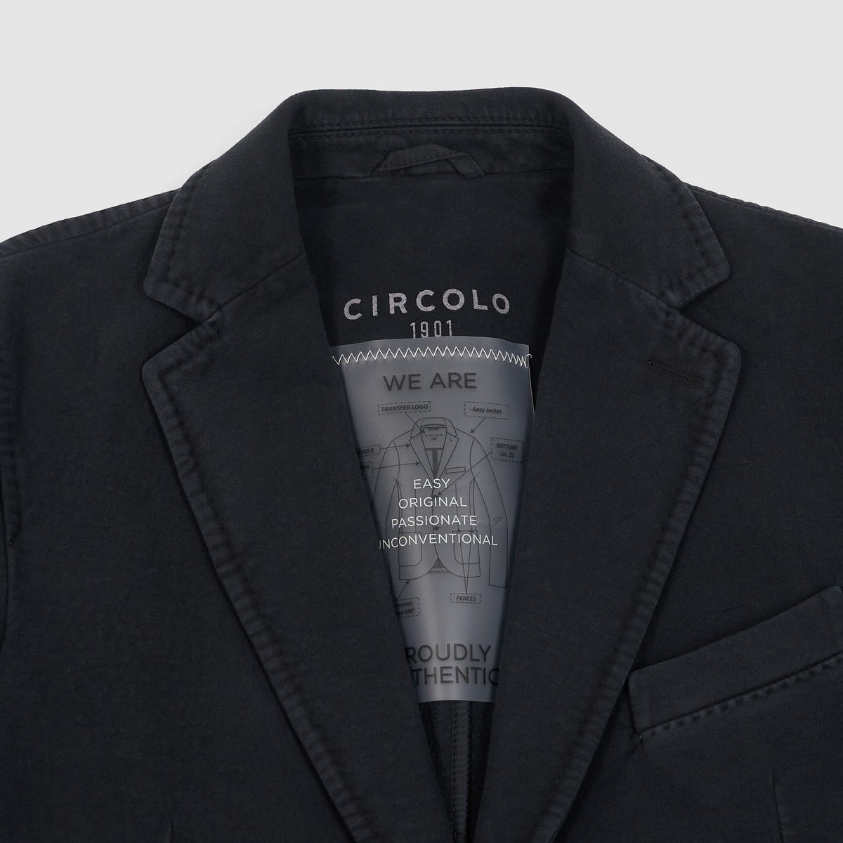 Circolo 1901 Man Easy Cotton Classic Blazer