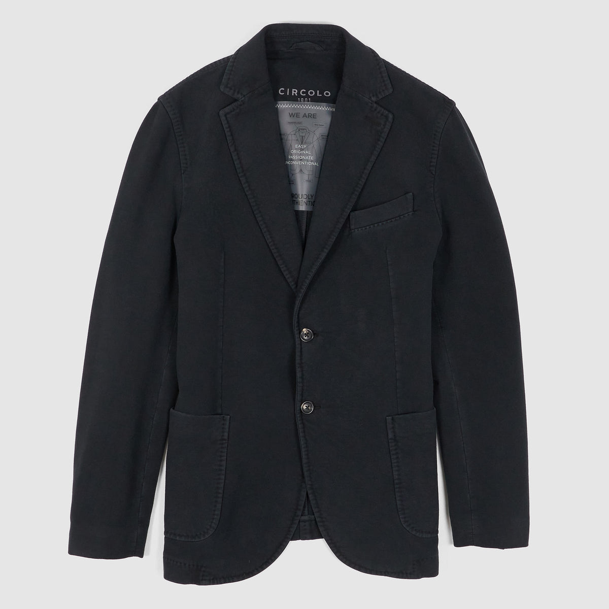 Circolo 1901 Man Easy Cotton Classic Blazer