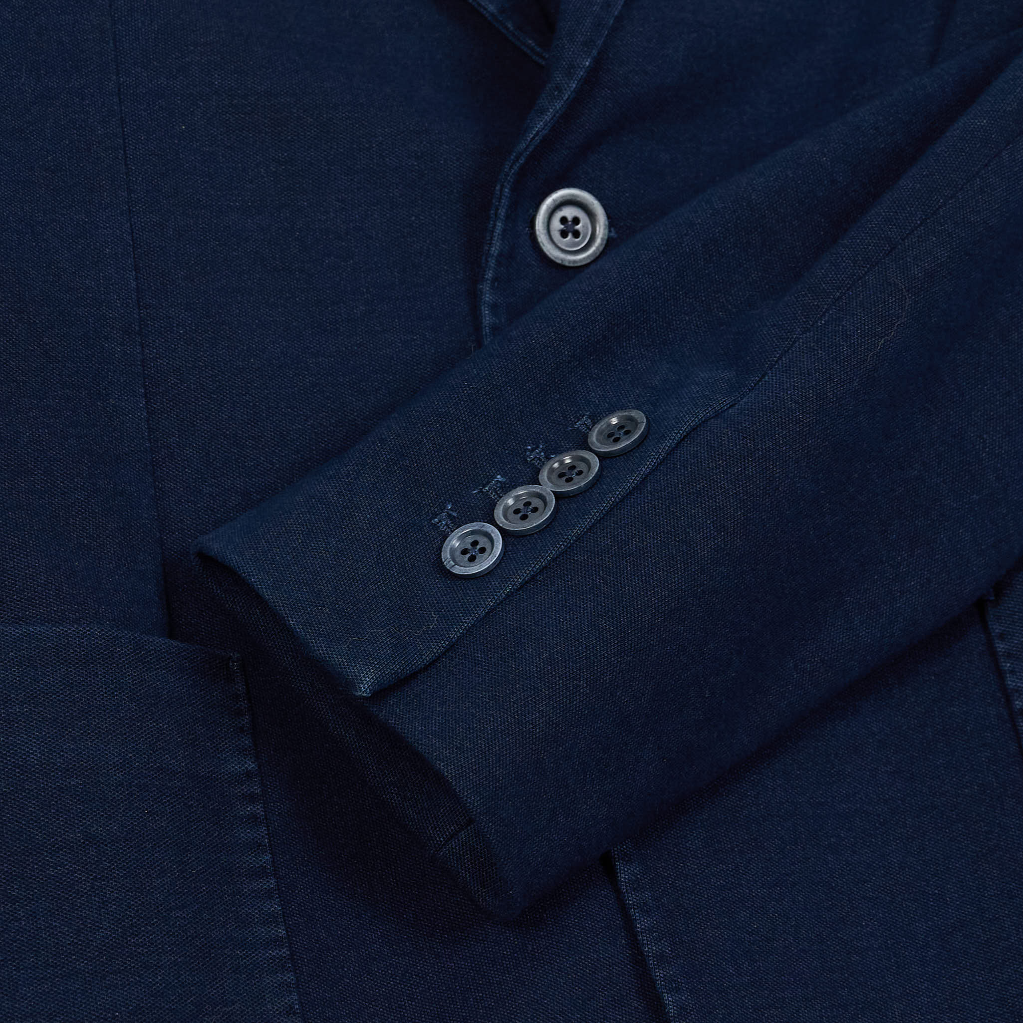 Circolo 1901 Man Indigo Dyed Easy Blazer Jacket - DeeCee style