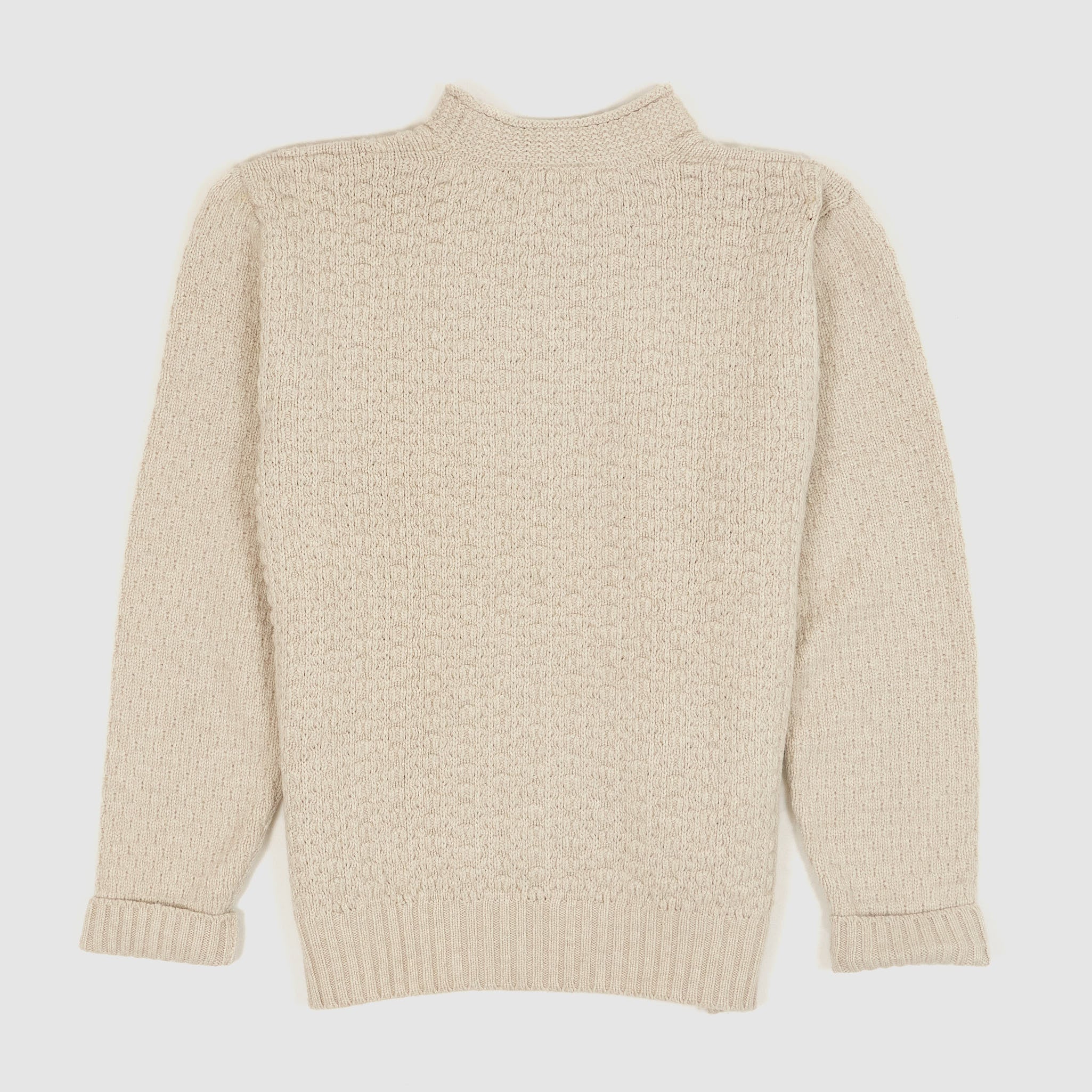 Inis Meáin Stand-up Crew Neck Wool Jumper - DeeCee style