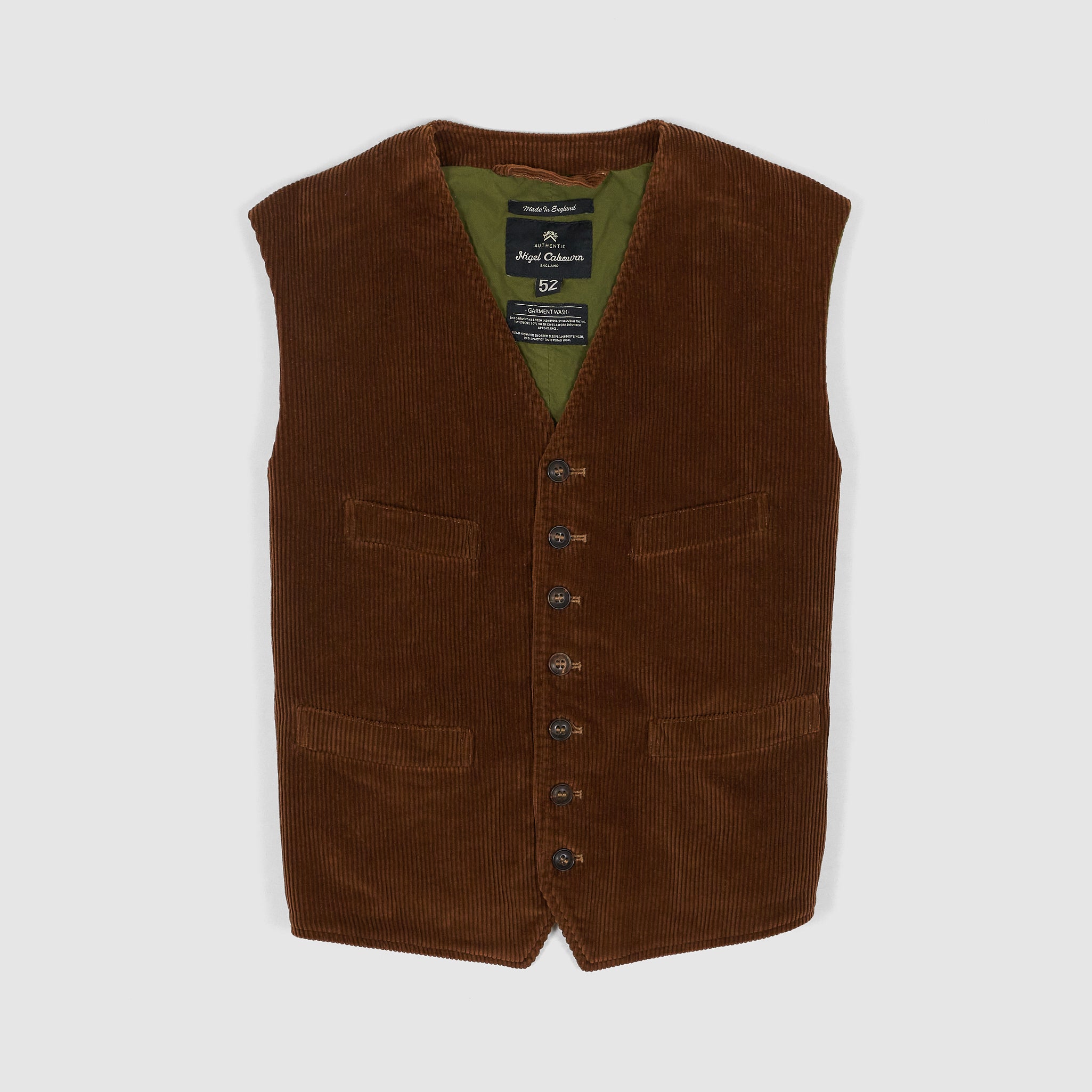 Nigel Cabourn Corduroy Vest - DeeCee style