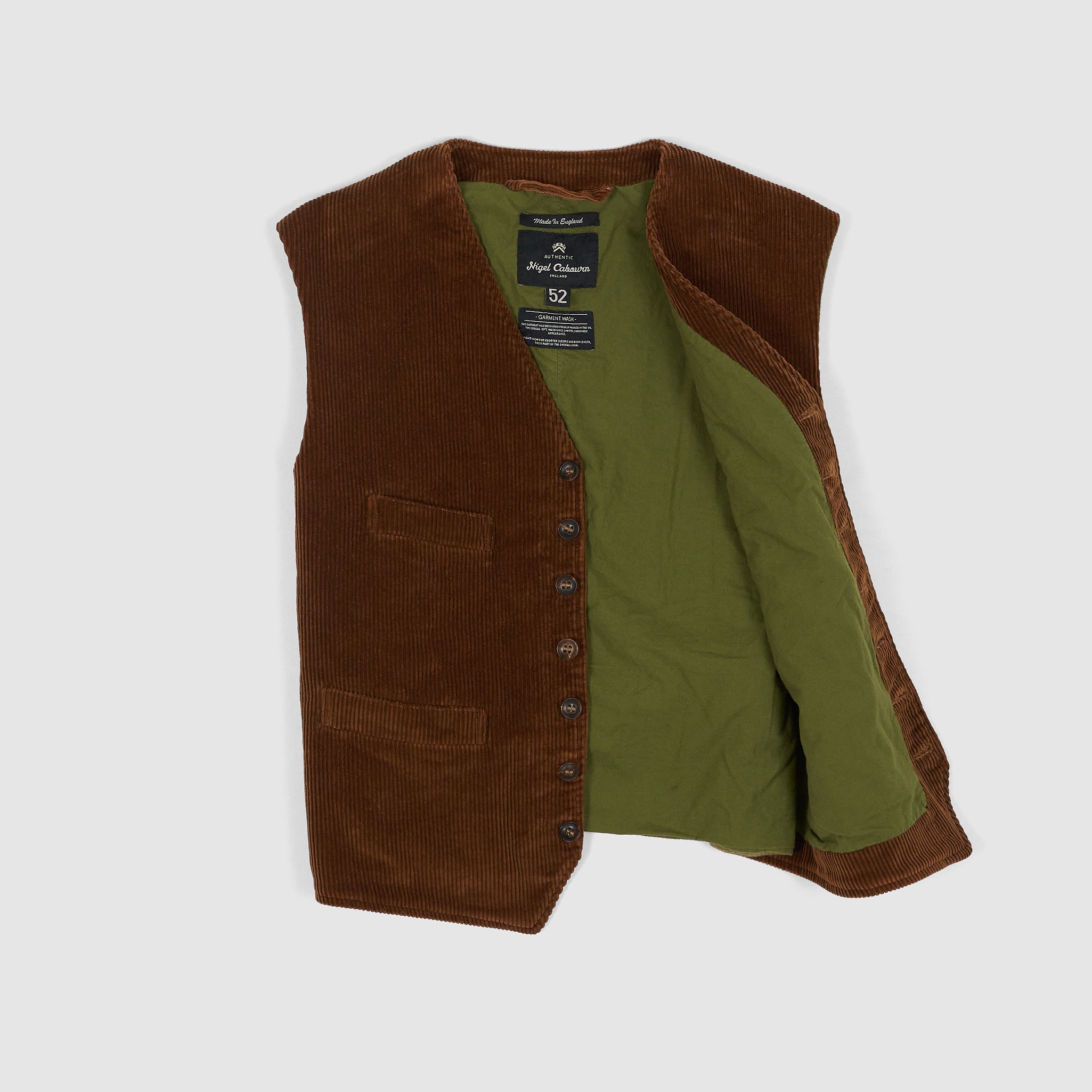 Nigel Cabourn Corduroy Vest DeeCee style