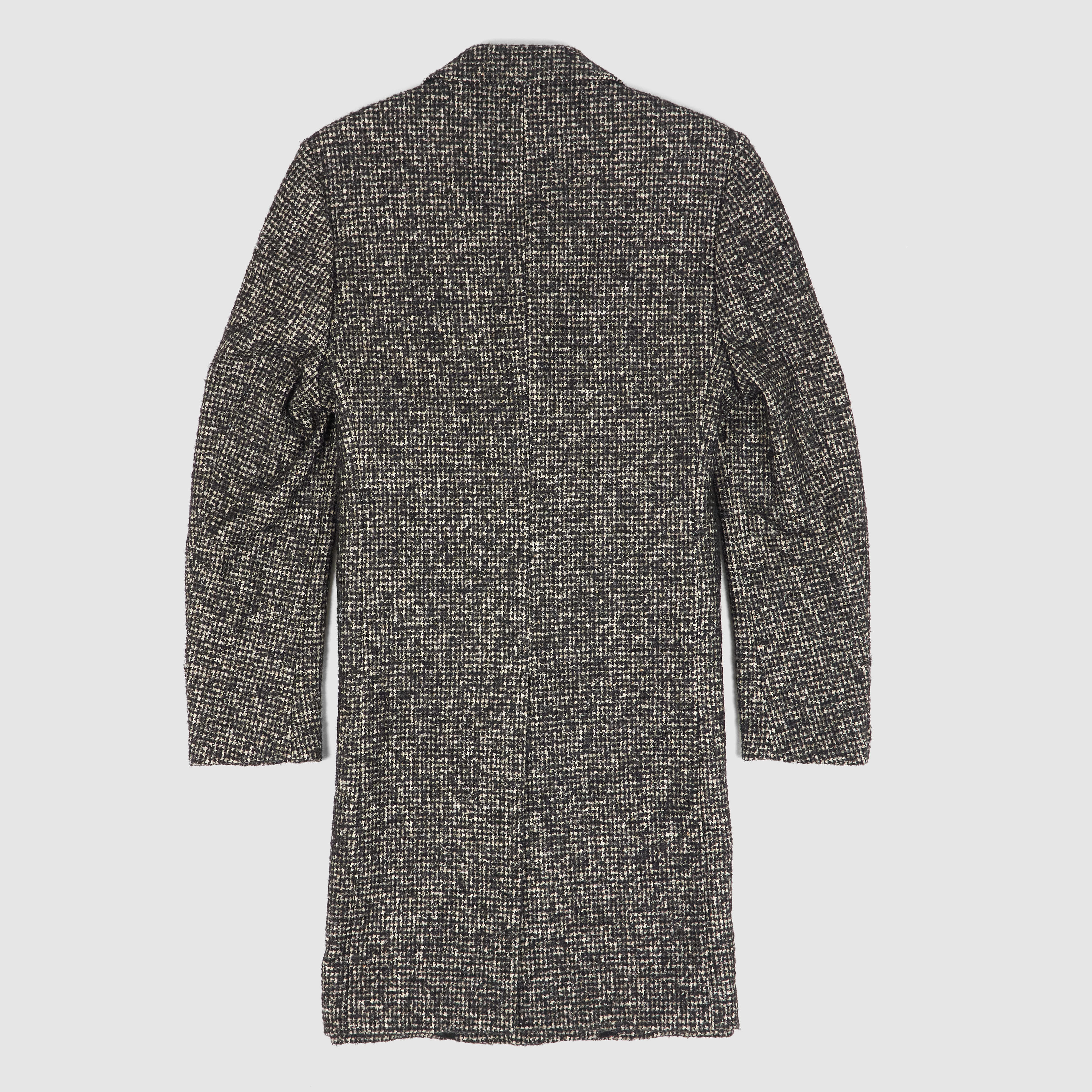Crombie Classic Houndstooth Wool Over- Coat - DeeCee style