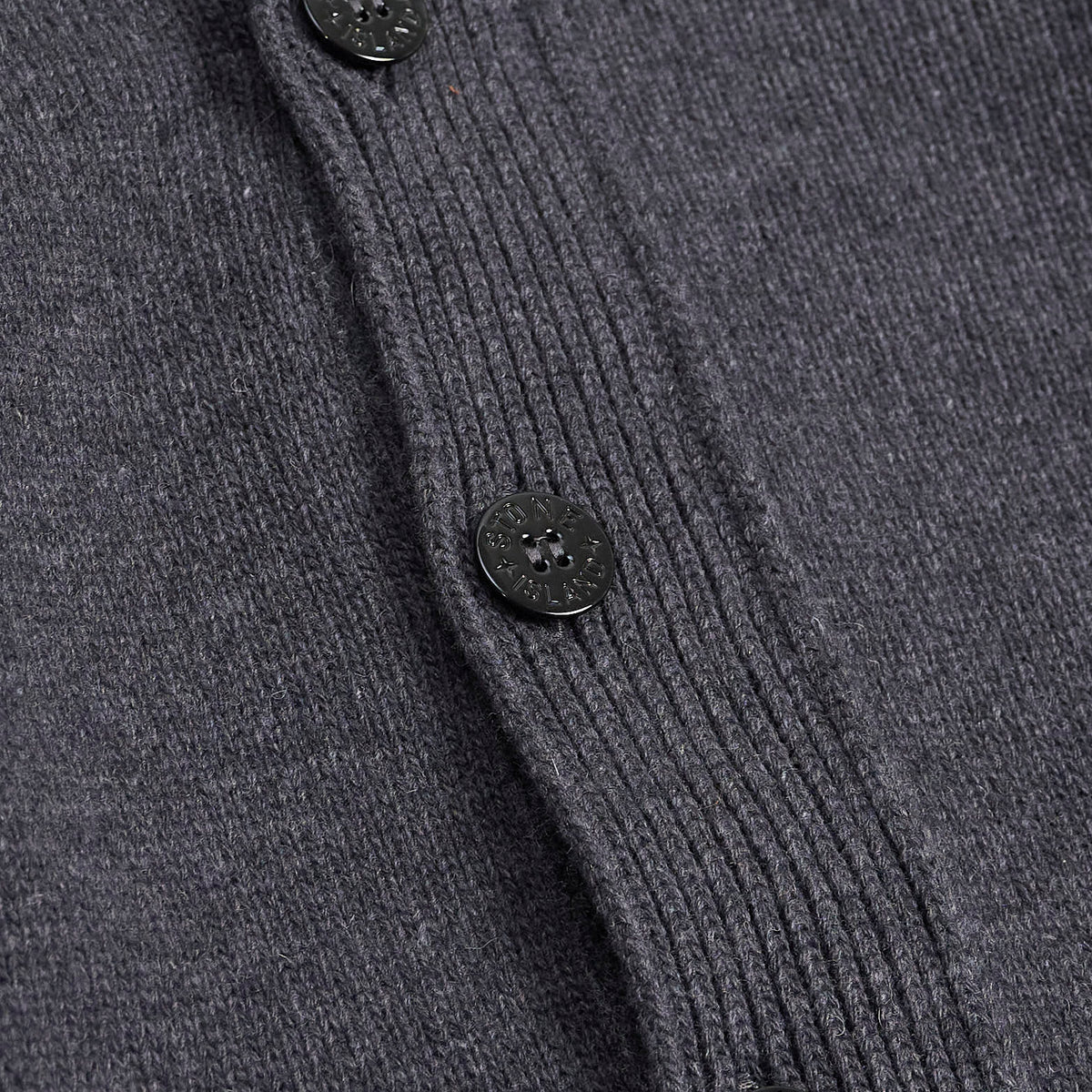 Stone Island Full-Zip Lambswool Cardigan
