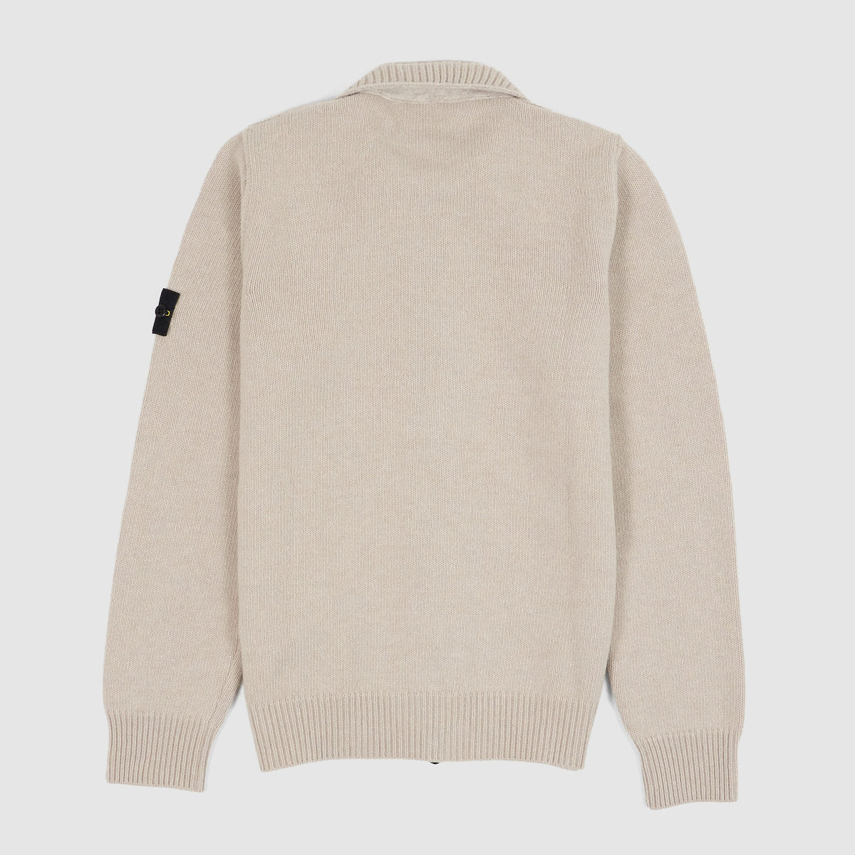 Stone Island Full-Zip Lambswool Cardigan