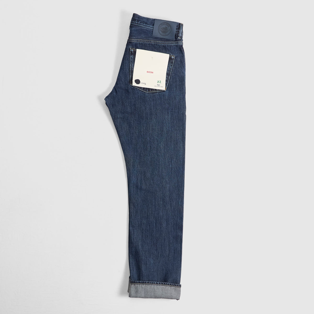 IMjiT x DeeCee style 15oz. Regular Tapered Selvage Denim Jeans Stone Washed