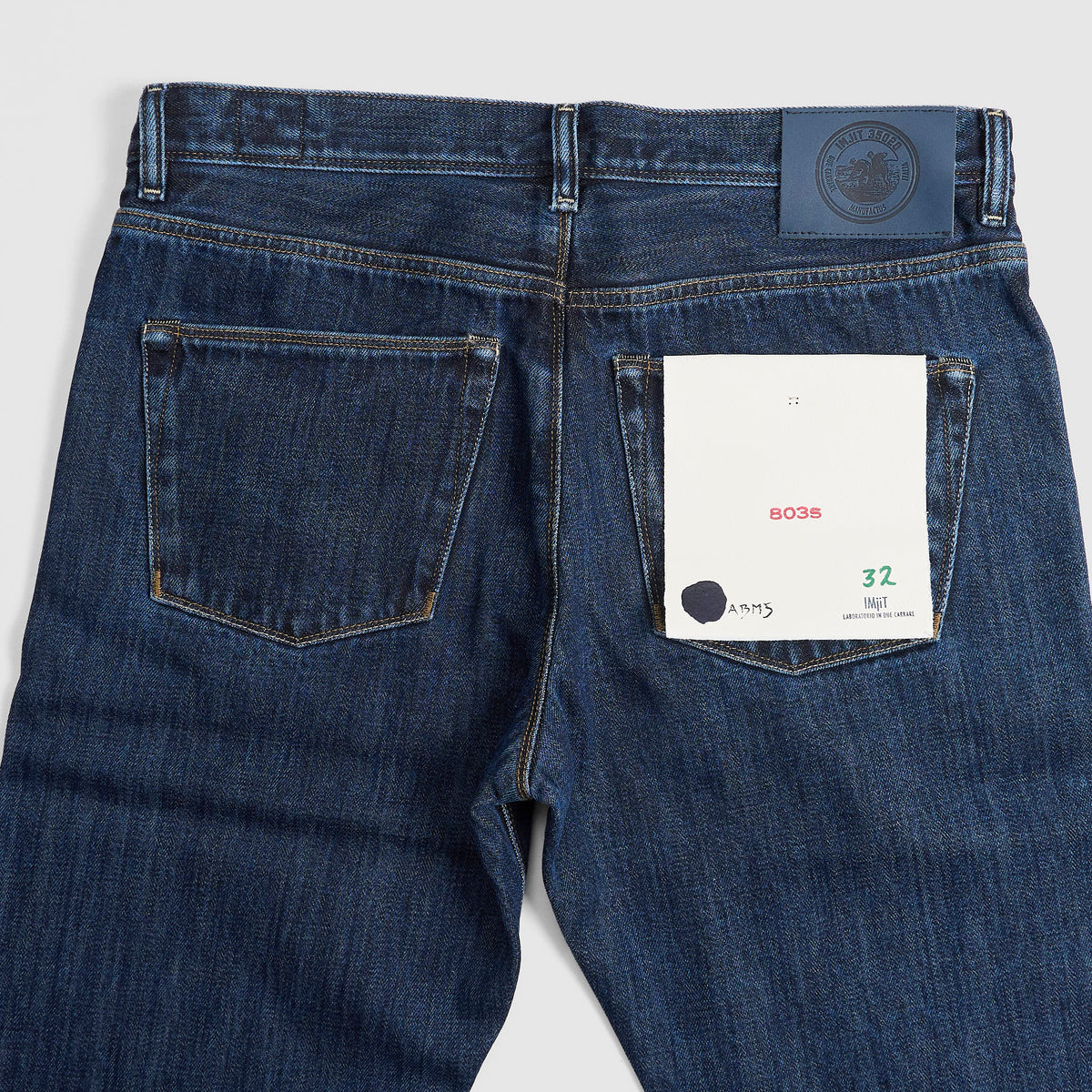 IMjiT x DeeCee style 15oz. Regular Tapered Selvage Denim Jeans Stone Washed