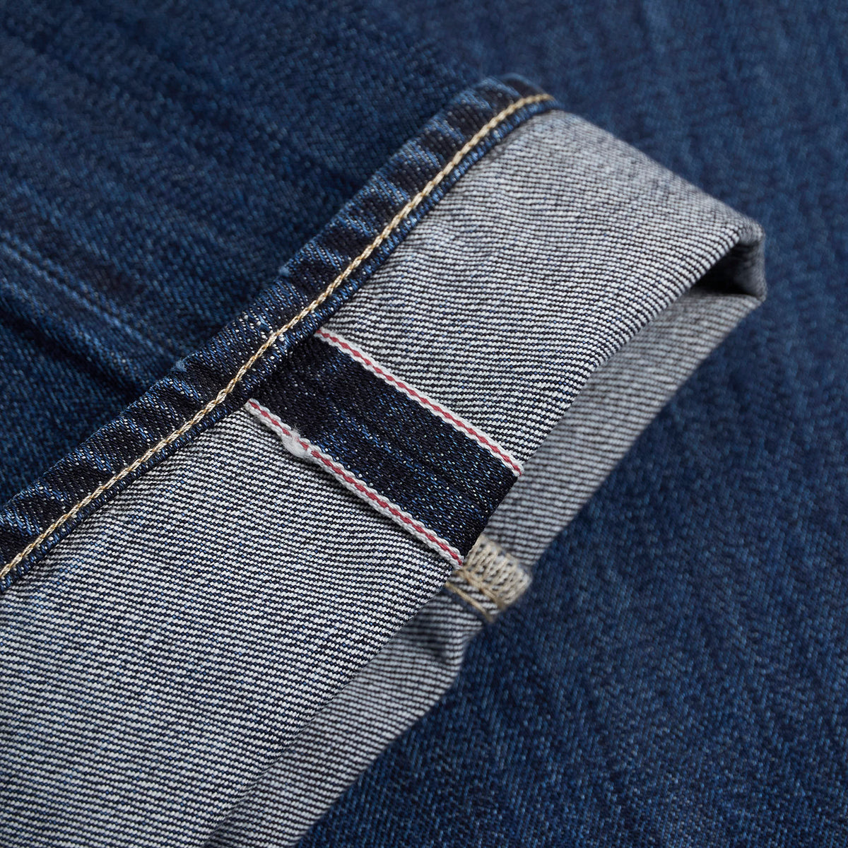 IMjiT x DeeCee style 15oz. Regular Tapered Selvage Denim Jeans Stone Washed