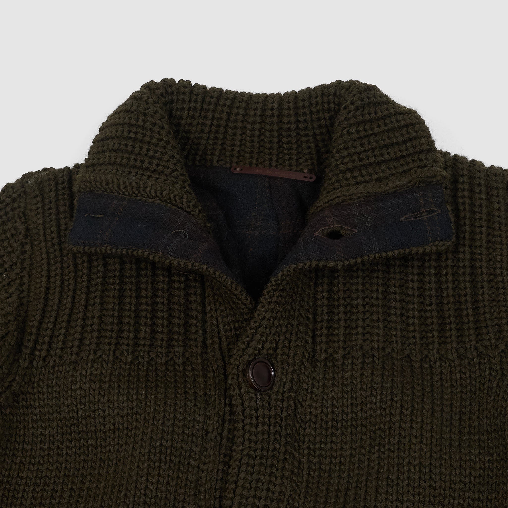 Roberto Collina Heavy Knit Wool Cardigan - DeeCee style