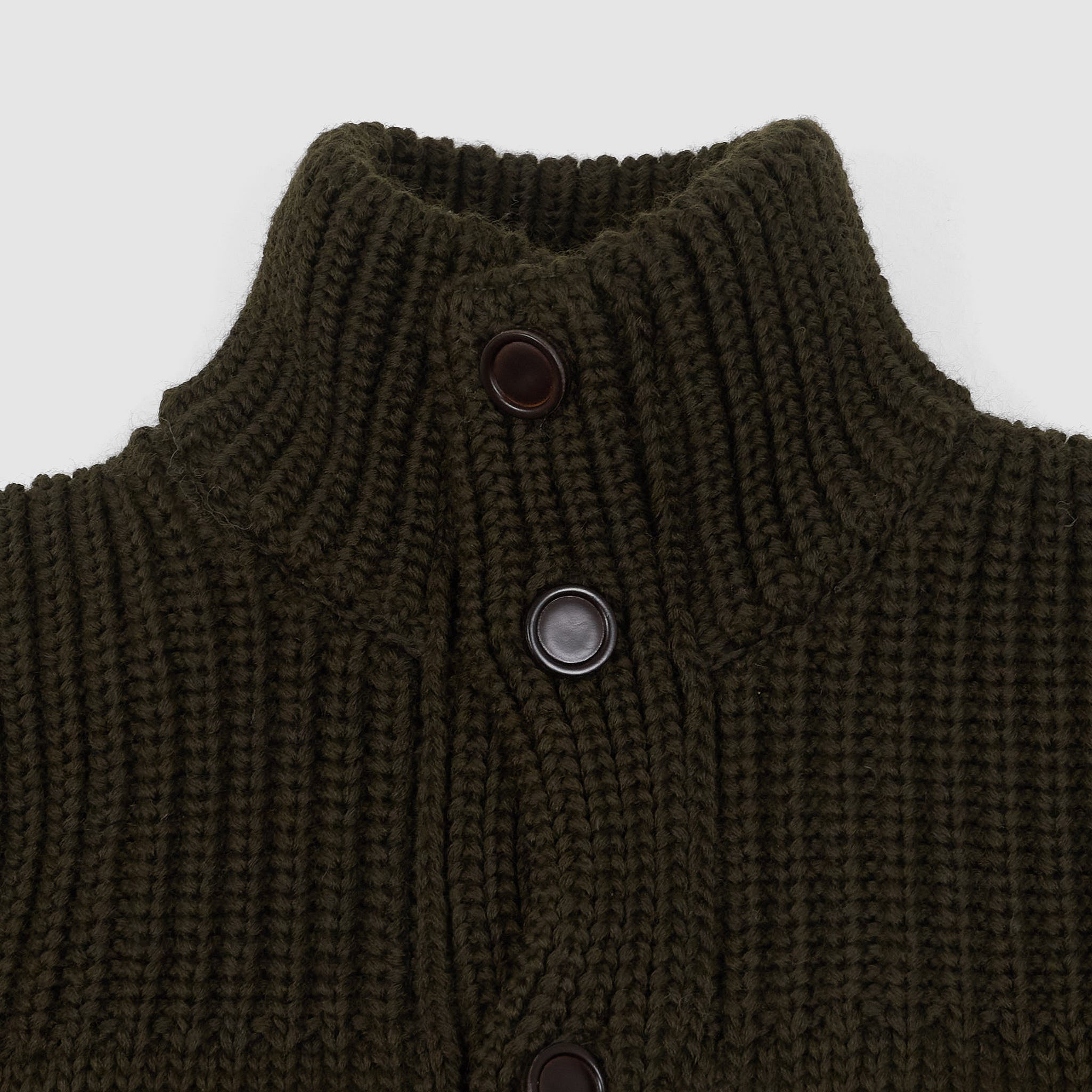 Roberto Collina Heavy Knit Wool Cardigan - DeeCee style