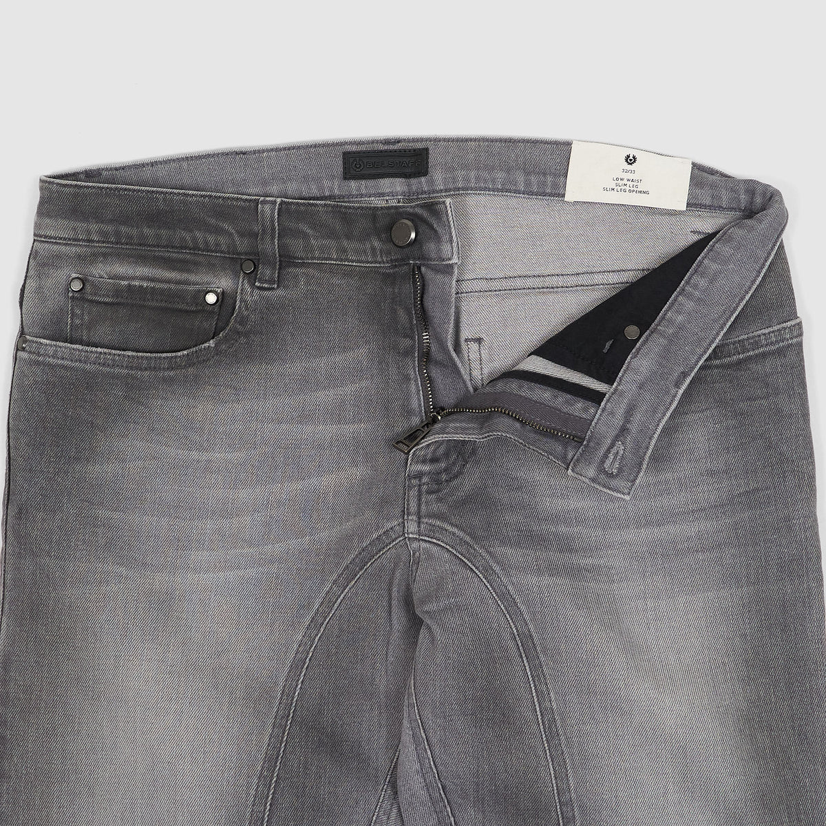 Belstaff 5-Pocket Heavy Washed Black Denim Jeans