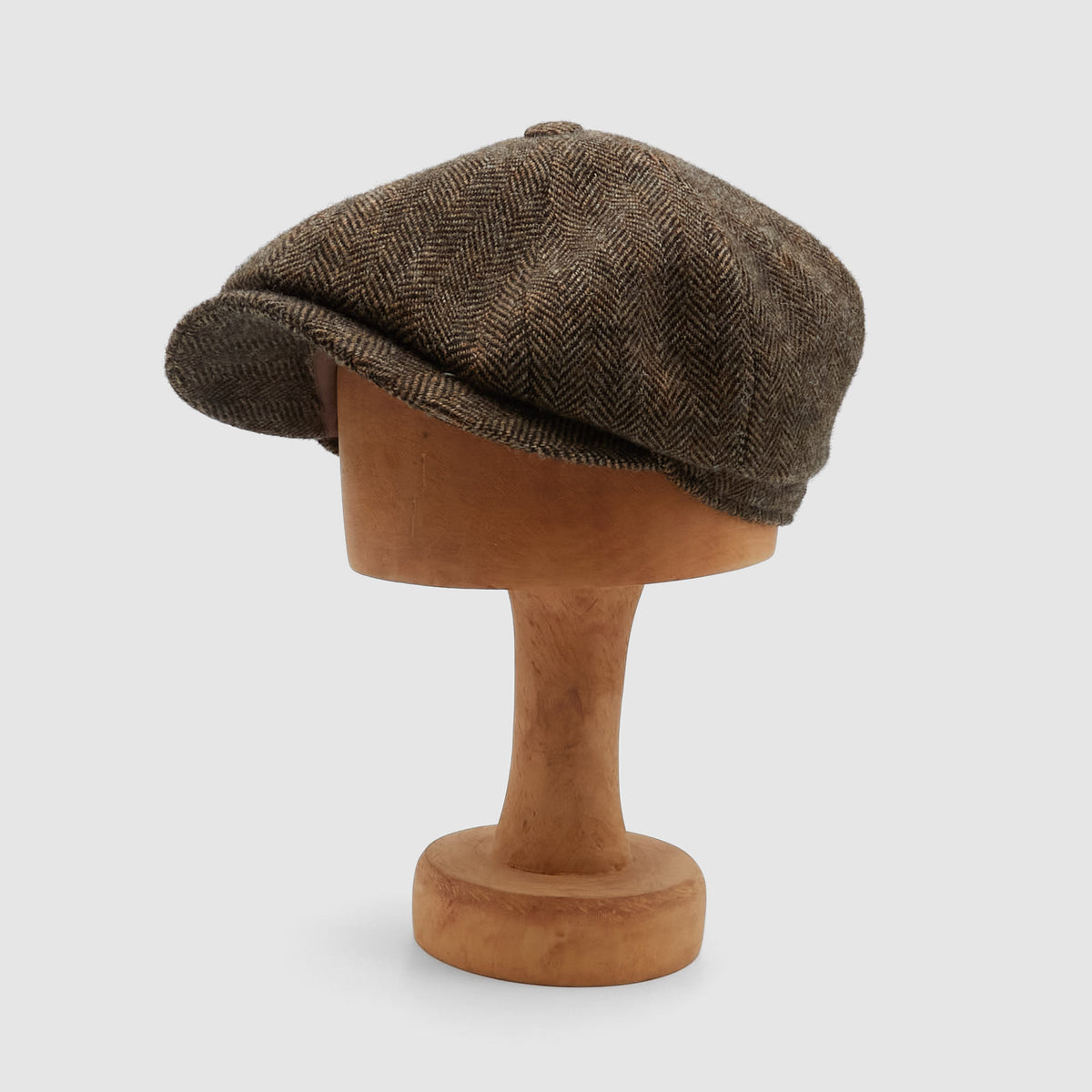 Stetson Herringbone Wool News Boy Hat