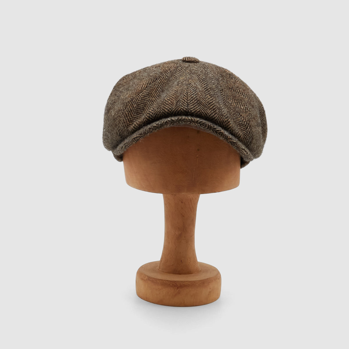 Stetson Herringbone Wool News Boy Hat