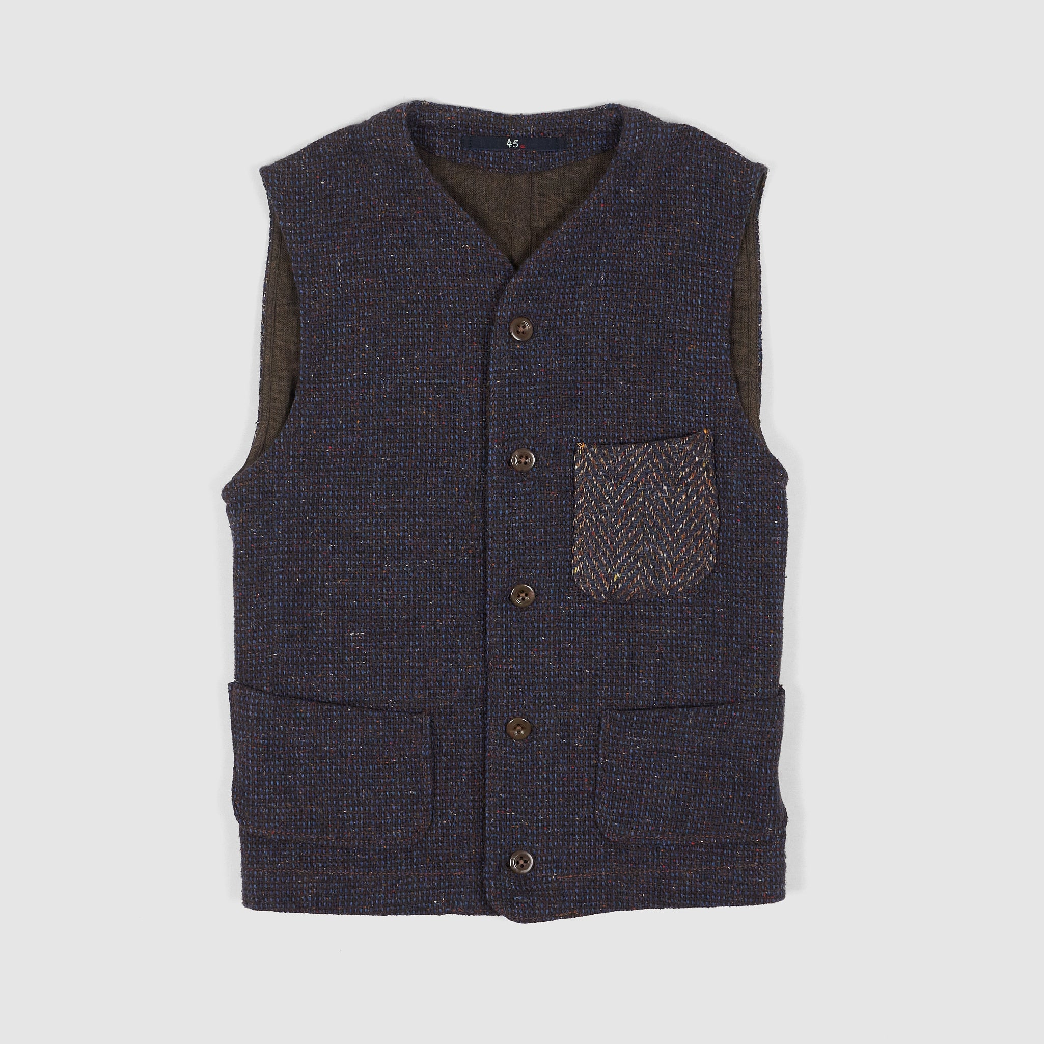 45r Cotton Tweed Vest - DeeCee style
