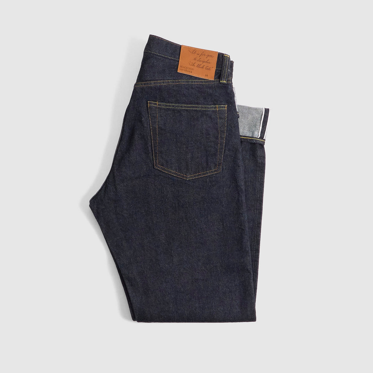 Black Sign Authentic 14oz Selvage Denim Jeans