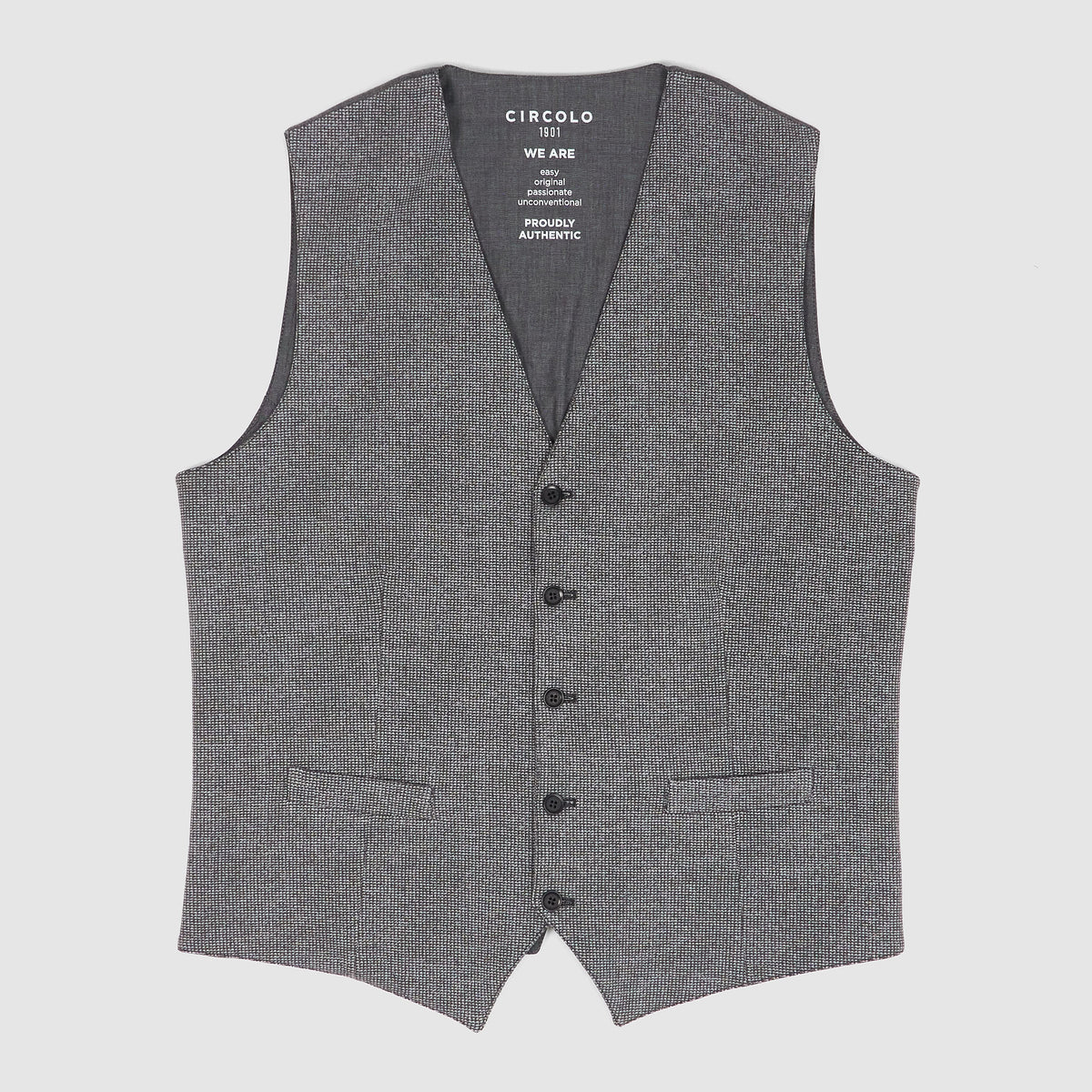 Circolo 1901 Easy Comfort Cotton Fleece Vest