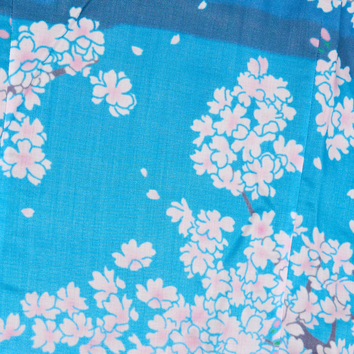 Blue Blue Japan Back Print Woven Vest