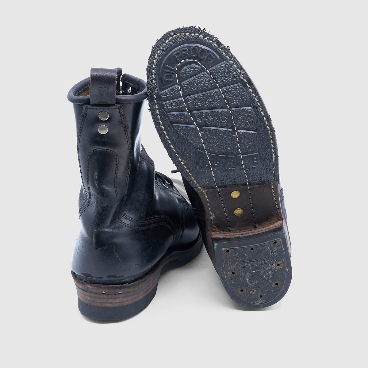 Irregular Vintage Military Boots