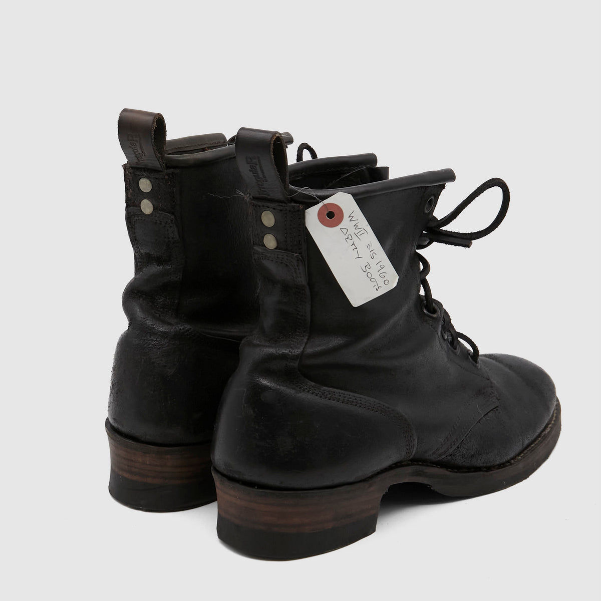 Irregular Vintage Military Boots