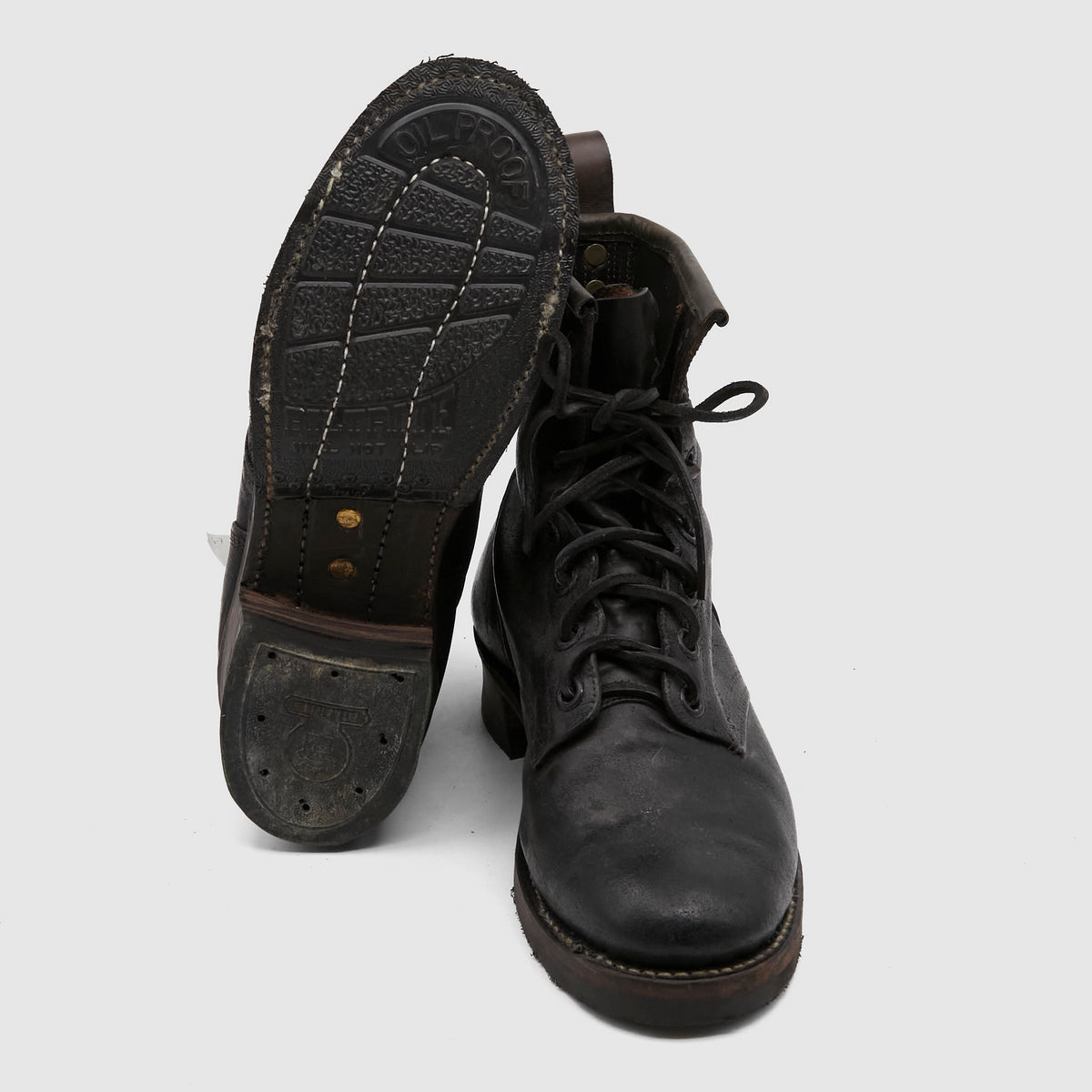 Irregular Vintage Military Boots