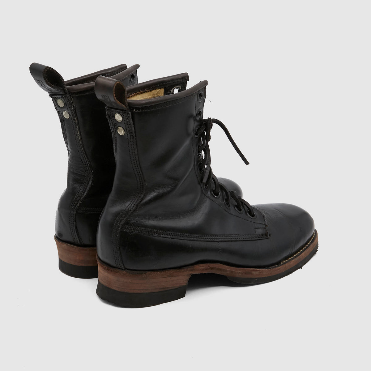 Irregular Vintage Military Boots