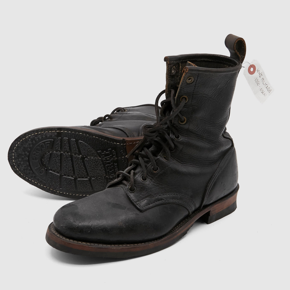 Irregular Vintage Military Boots