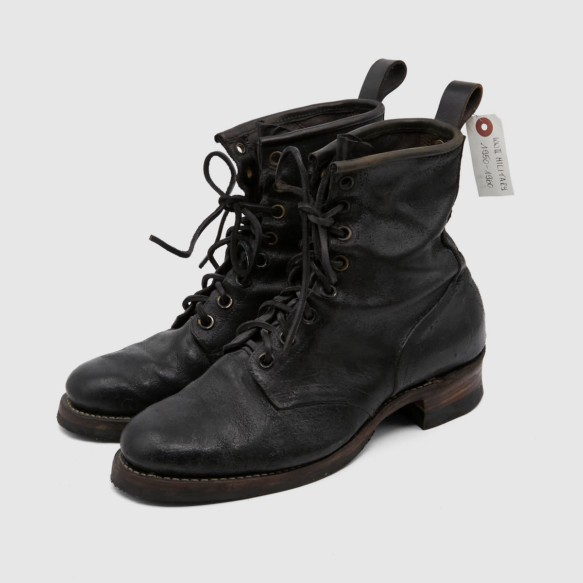 Irregular Vintage Military Boots