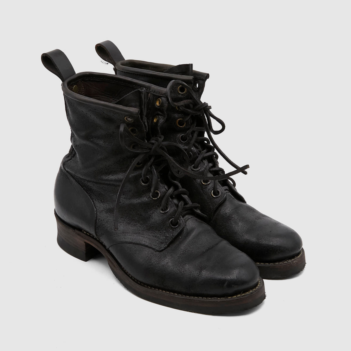 Irregular Vintage Military Boots