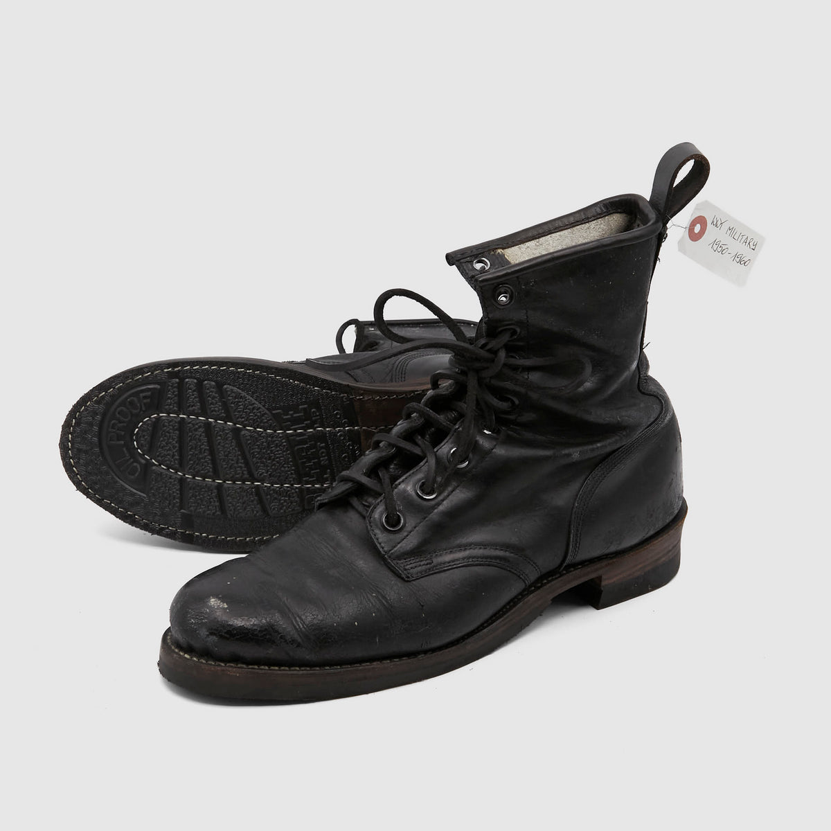 Irregular Vintage Military Boots