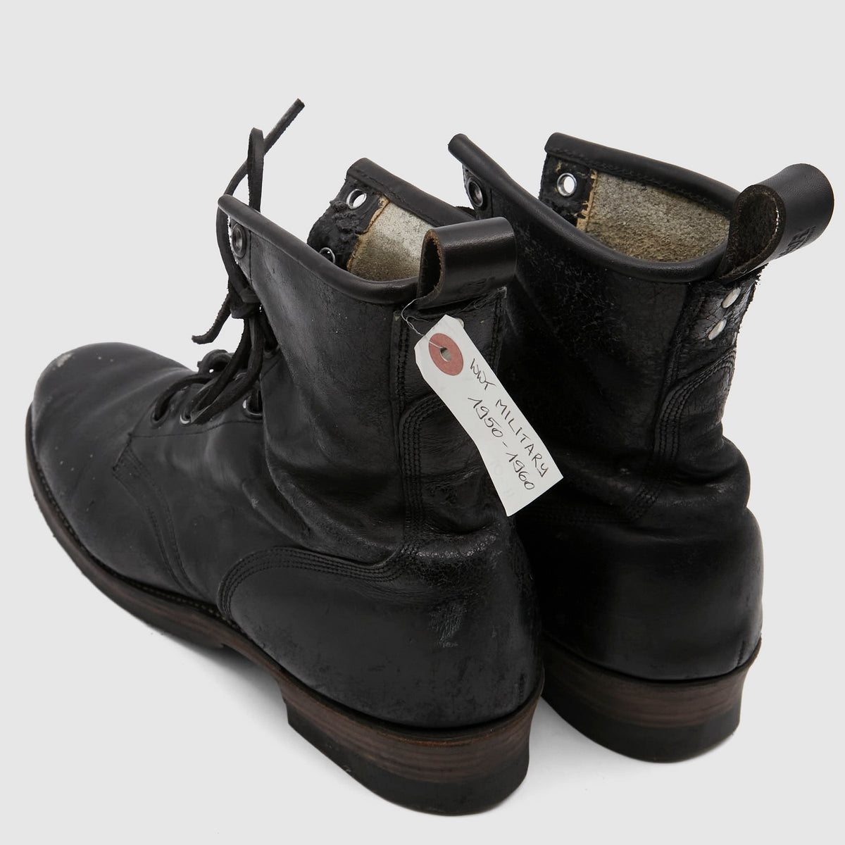 Irregular Vintage Military Boots