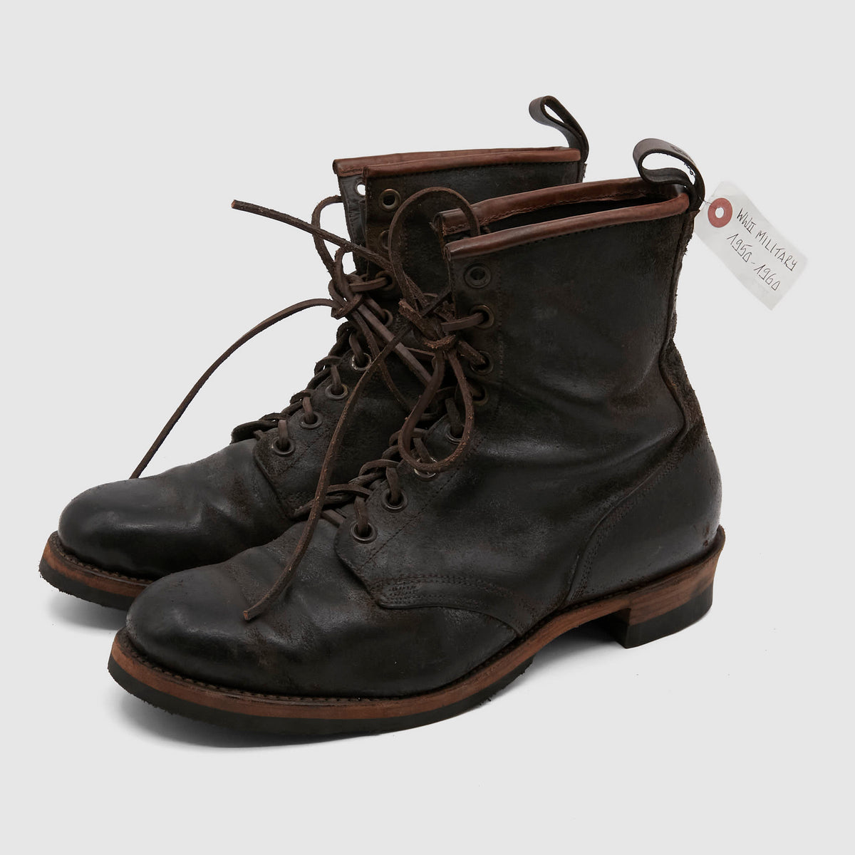 Irregular Vintage Military Boots