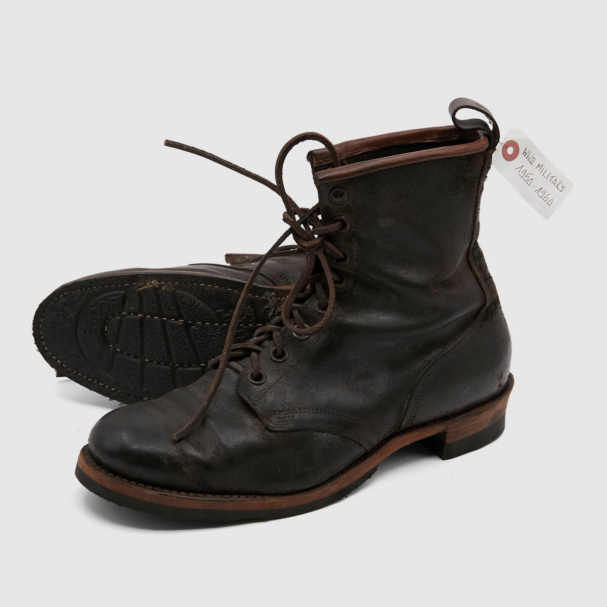 Irregular Vintage Military Boots