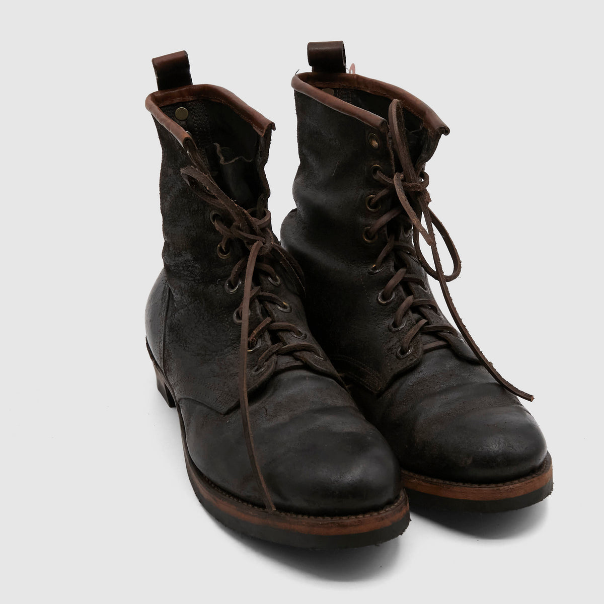 Irregular Vintage Military Boots