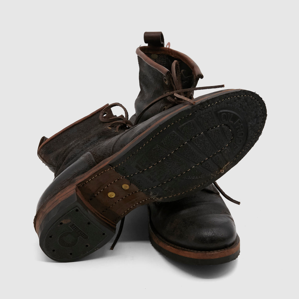 Irregular Vintage Military Boots