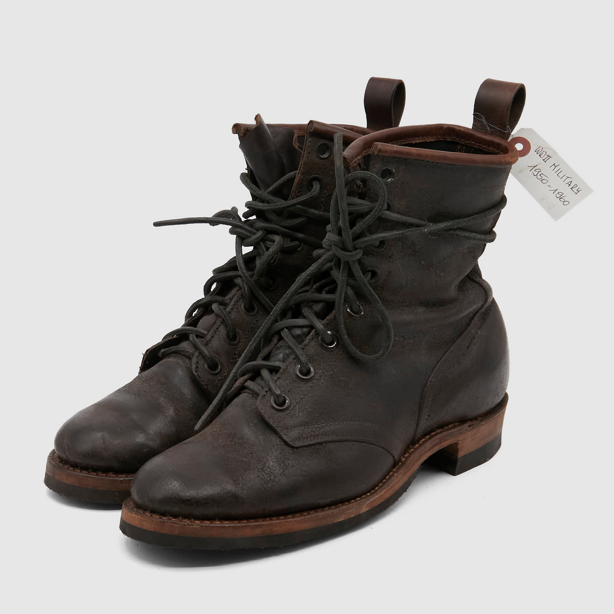 Irregular Vintage Military Boots