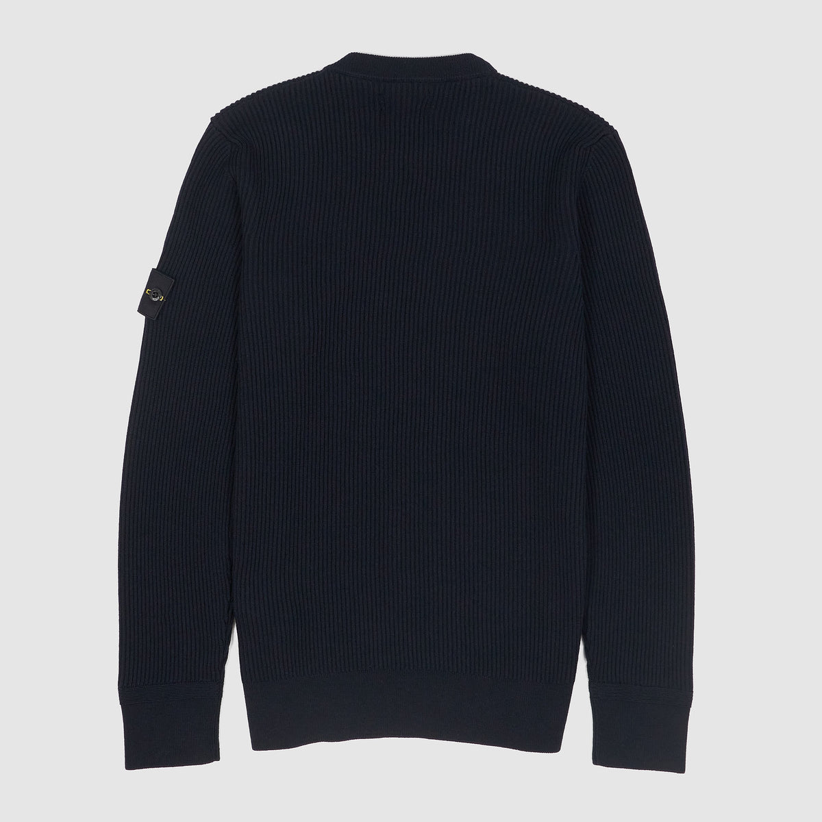 Stone Island Basic Rib Knit Crew Neck Pullover