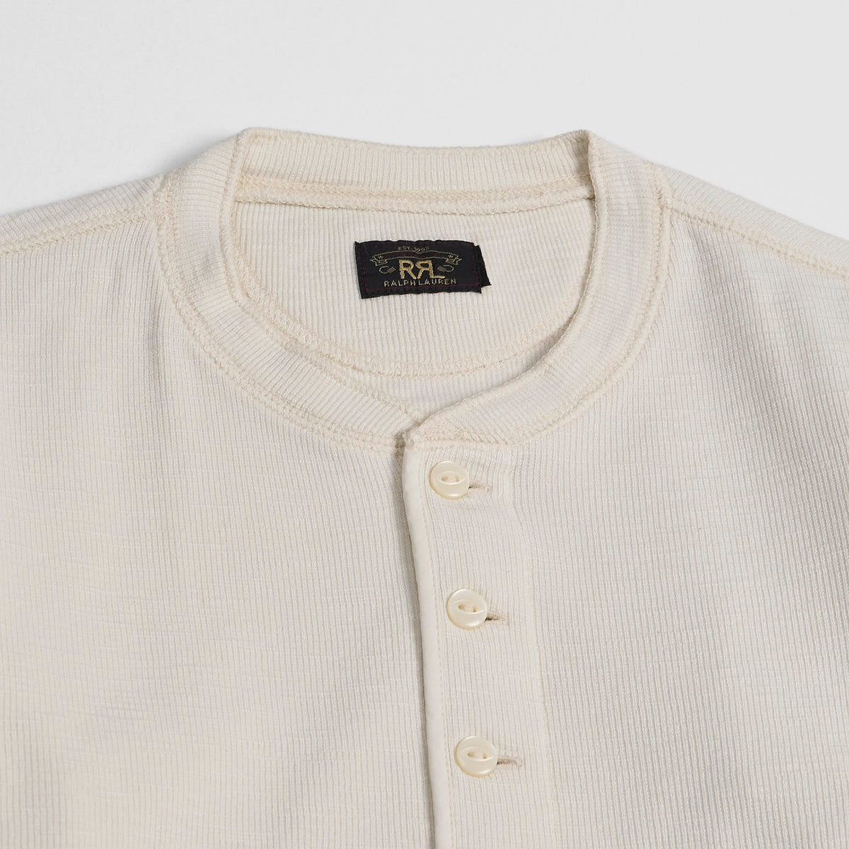 Double RL Ladies Long Sleeve Henley Shirt